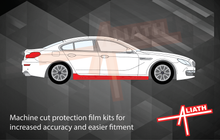 BMW M6 Gran Coupe (Type F06) 2014-2019, Side Sill Skirts CLEAR Paint Protection