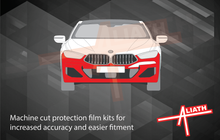 BMW M8 (Type G14 & G15) 2019-Present, Front Bumper CLEAR Paint Protection