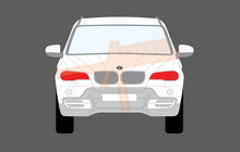 BMW X5 (E70) 2006-2013, Headlights CLEAR Stone Protection
