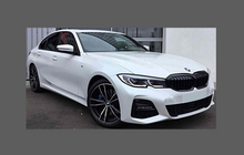 BMW 3-Series (Type G20) 2019-Present, Bonnet & Wings Front CLEAR Paint Protection