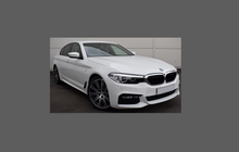 BMW 5-Series M-Sport (Type G30/G31/G38) 2017-2020, Front Bumper CLEAR Paint Protection