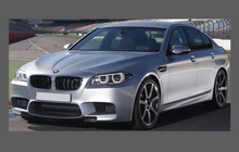 BMW M5 (Type F10) 2011-2016, Bonnet & Wings Front Sections CLEAR Paint Protection