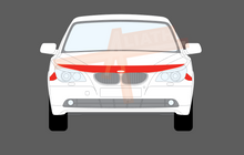 BMW 5-Series (Type E60 & E61) 2003-2010, Bonnet & Wings Front CLEAR Paint Protection