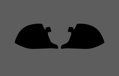 BMW M3 (Type E36) 1992-1999, Door Mirror Caps CLEAR Paint Protection
