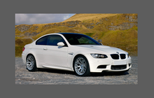 BMW M3 (Type E92) 2008-2013 Lower Side Panels CLEAR Shield