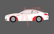 BMW M6 (Type F12 F13) 2012-2018, Front & Rear Arches CLEAR Paint Protection
