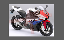 BMW Motorcycle S1000RR 2009-2014, Front Nose CLEAR Paint Protection