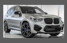 BMW X3 Series M Competition (Type G01) 2019-, Front Bumper CLEAR Paint Protection