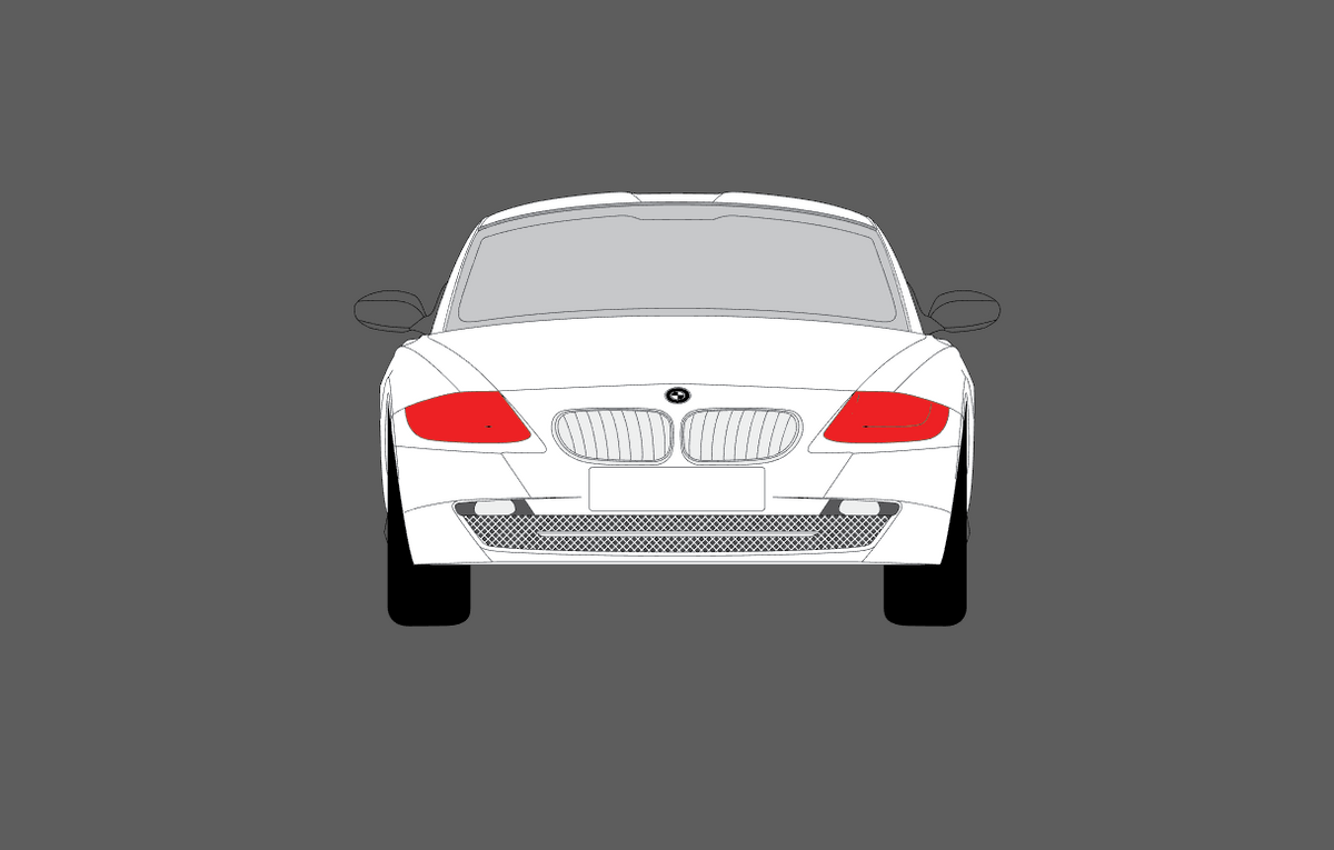 BMW Z4 (Type E85) 2002-2008 Headlights CLEAR Stone Protection