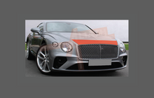 Bentley Continental Coupe 2018-Present, Bonnet Front Sections CLEAR Paint Protection