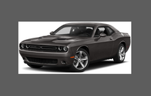 Dodge Challenger 2015-, Headlights & Fogs CLEAR Stone Protection