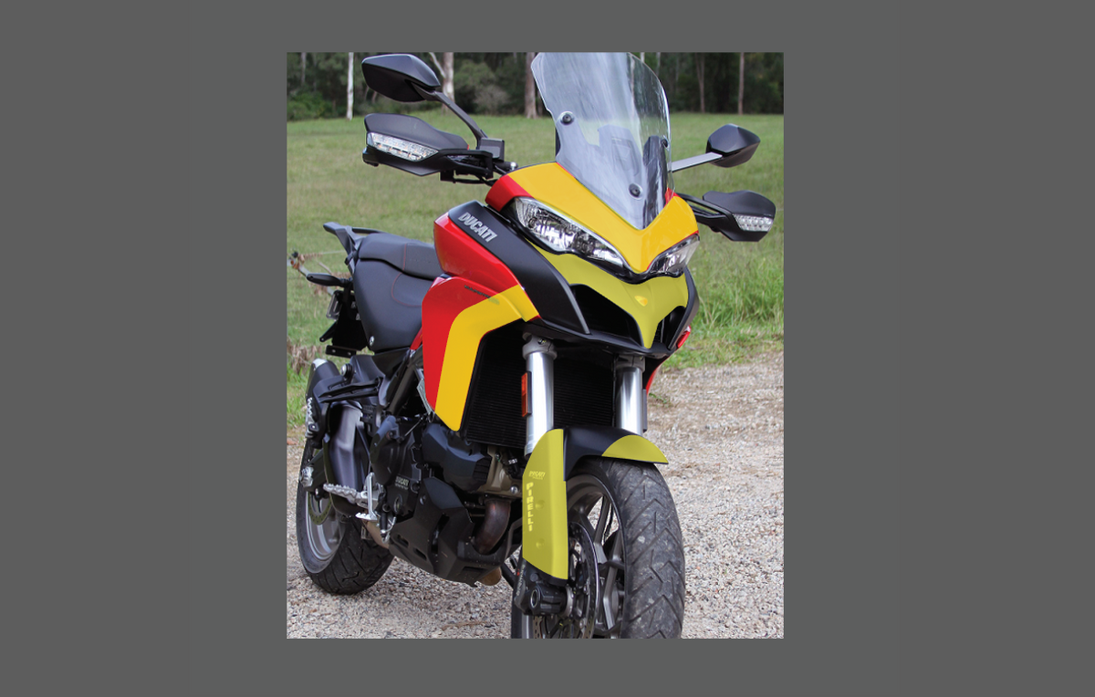 Ducati Motorcycle Multistrada 950 2017-Present, Front Nose CLEAR Paint Protection Kit