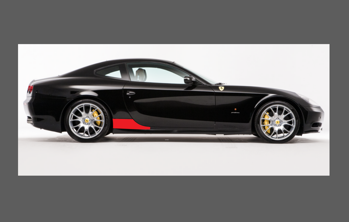 Ferrari 612 Scaglietti 2004-2011 Side Sill Skirt Trim Rear CLEAR Paint Protection