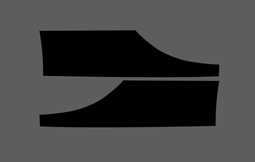 Ferrari 612 Scaglietti 2004-2011 Side Sill Skirt Trim Rear CLEAR Paint Protection