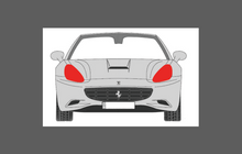 Ferrari California 2008-2014 Headlights CLEAR Shield