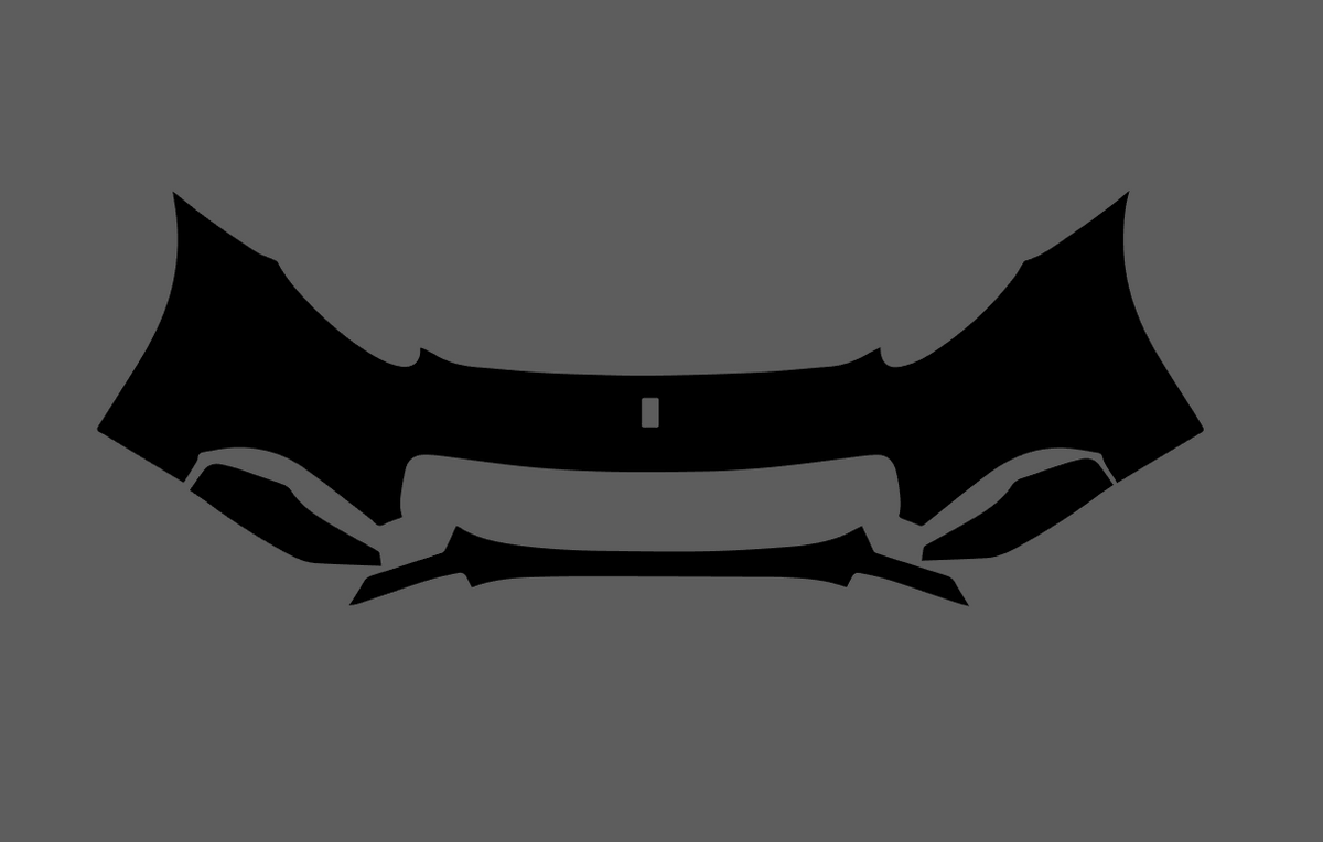 Ferrari California 2008-2014 Front Bumper CLEAR Paint Protection