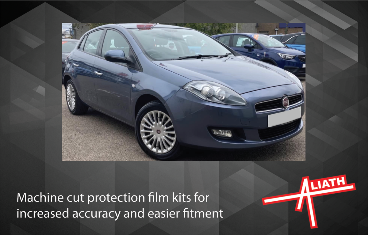 Fiat Bravo 2007-2014, Rear Bumper Upper BLACK Paint Protection