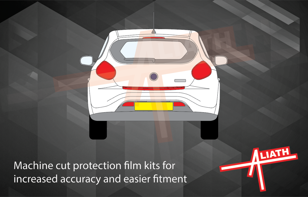 Fiat Bravo 2007-2014, Rear Bumper Upper CLEAR Paint Protection