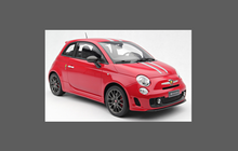 Fiat 500 Abarth 2008-2016 A-pillars CLEAR Paint Protection