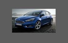 Ford Focus 5 Door (MK3) 2011-2018, Rear Arch Edge Lower CLEAR Paint Protection