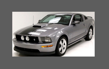 Ford Mustang (MK5) 2005-2014, Rear QTR / Wing Arches CLEAR Paint Protection