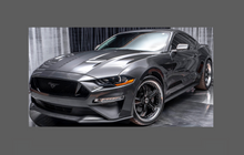 Ford Mustang GT (MK6) 2018-2020, Front Bumper CLEAR Paint Protection