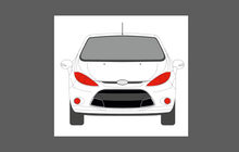 Ford Fiesta ST (MK7) 2013-2016 Headlights & Fogs CLEAR Stone Protection