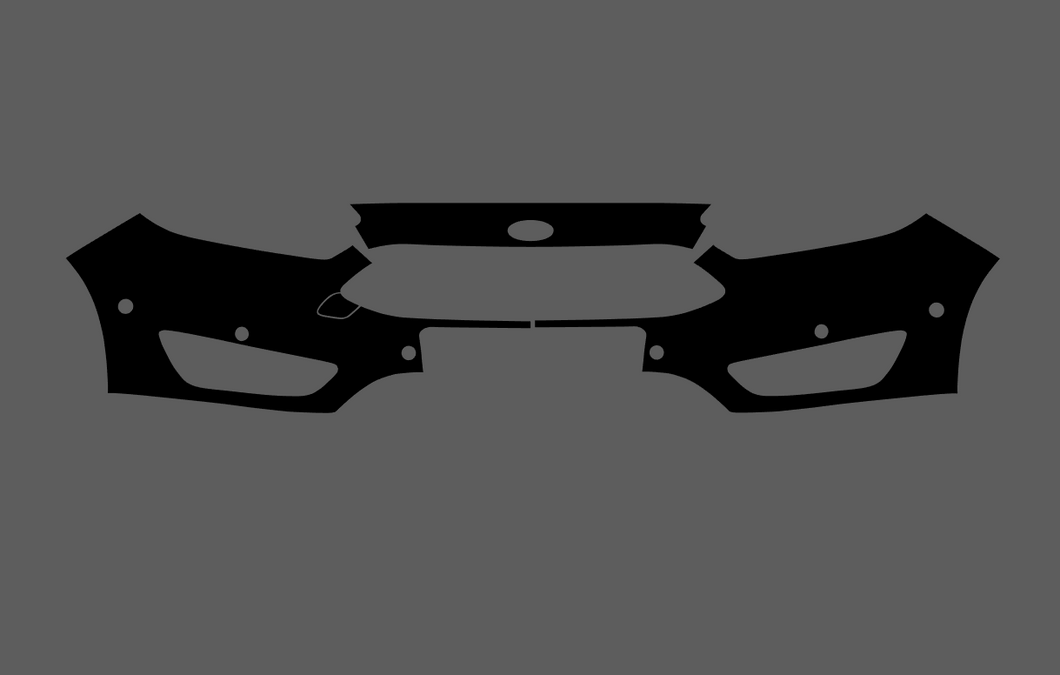 Ford Focus MK3.5 (2015-2019) Front Bumper Front CLEAR Paint Protection