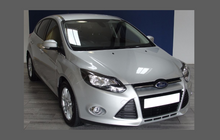 Ford Focus (MK3 Pre-Facelift) 2011-2014, Rear Bumper Upper CLEAR Paint Protection