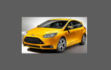Ford Focus ST (MK3) 2011-2014, Front Bumper CLEAR Paint Protection
