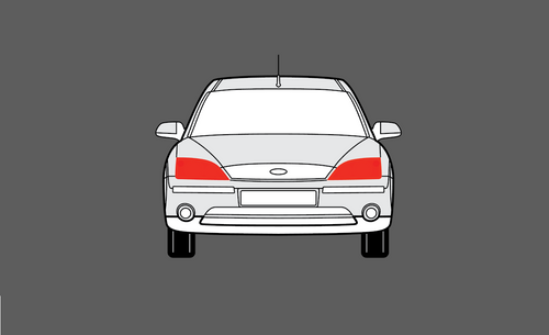 Ford Mondeo MK3 2000-2007 Headlights CLEAR Shield