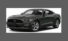 Ford Mustang (MK6) 2015-, Rear Bumper Upper BLACK Paint Protection