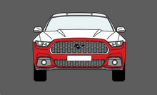 Ford Mustang GT (MK6) 2018-2020, Front Bumper CLEAR Paint Protection