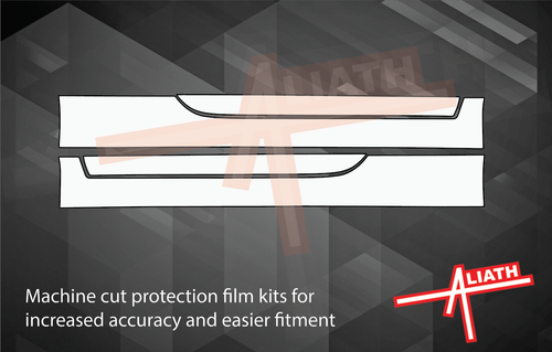 Honda / Acura NSX 2002-2005, Side Sill Skirt Trims & Lower Door CLEAR Paint Protection