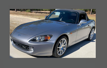 Honda S2000 1999-2009, Rear QTR Arches CLEAR Paint Protection