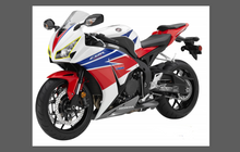 Honda Fireblade Motorcycle 2014-2017 , Headlights CLEAR Stone Protection