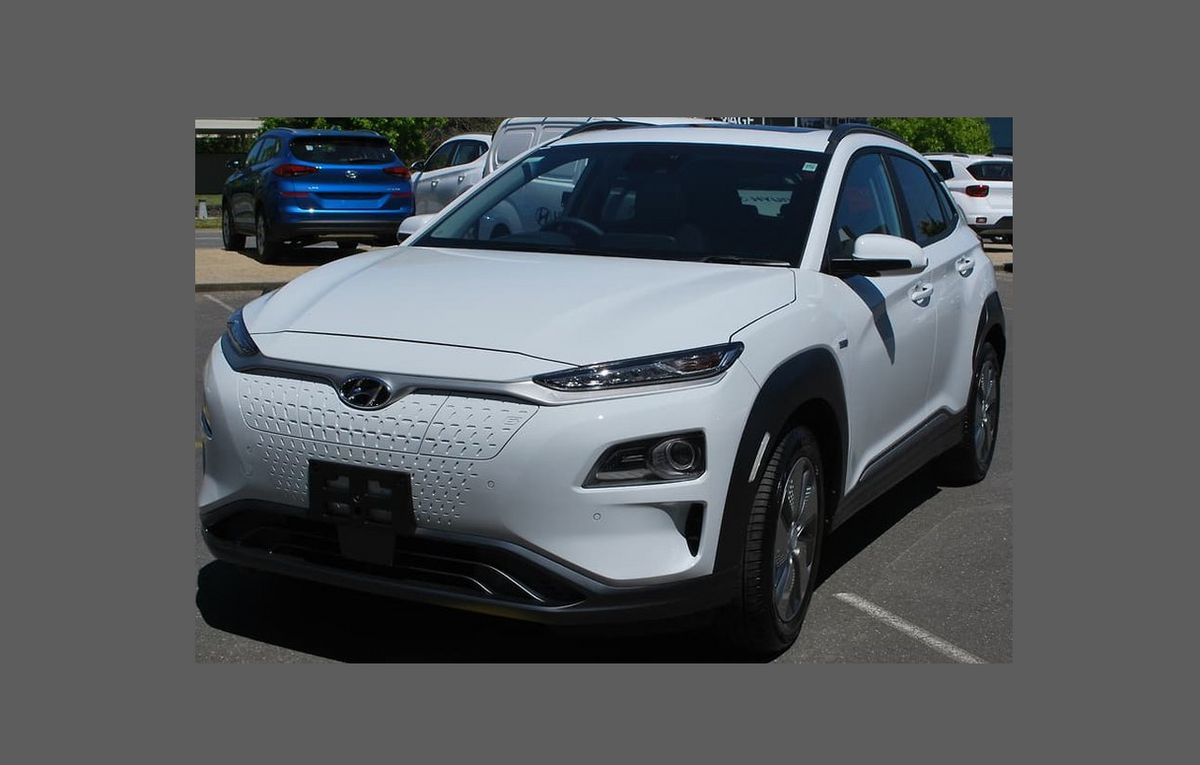 Hyundai Kona Electric 2019-, Lower Bumper Lights CLEAR Paint Protection