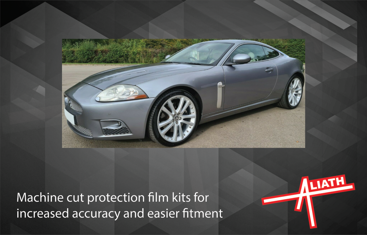 Jaguar XKR (X150) 2007-2014, Side Sill Skirt Trims CLEAR Paint Protection