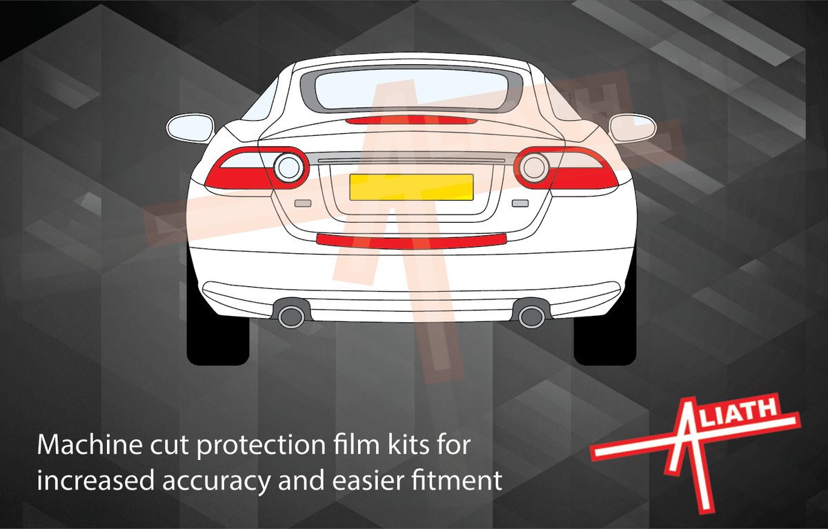 Jaguar XK XKR (X150) 2007-2011, Rear Bumper Upper BLACK Paint Protection