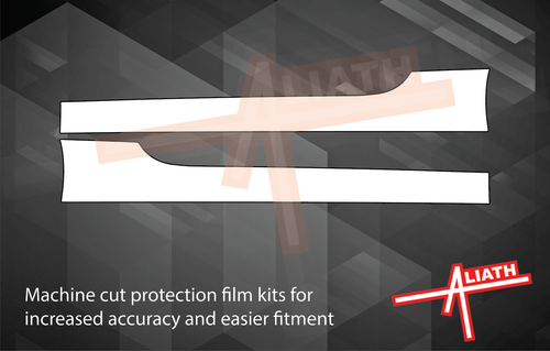 Jaguar XKR (X150) 2007-2014, Side Sill Skirt Trims CLEAR Paint Protection