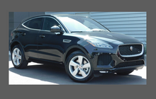 Jaguar E-Pace 2018-, Front Wing Lower Arch CLEAR Paint Protection