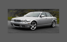 Jaguar XJ (X350) 2007-2009, Bonnet & Wings Front Sections CLEAR Paint Protection