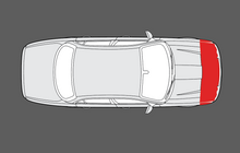 Jaguar XJ (X350) 2007-2009, Bonnet & Wings Front Sections CLEAR Paint Protection