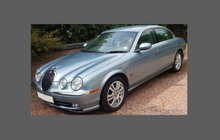 Jaguar S-Type 2000-2008, Headlights CLEAR Paint Protection