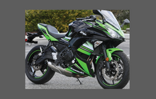 Kawasaki Motorcycle Ninja 650 2017-, Front Nose CLEAR Paint Protection