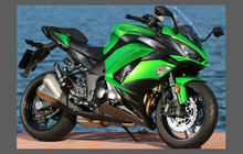 Kawasaki Motorcycle Z1000 SX 2017-, Front Nose CLEAR Paint Protection