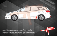 Kia Ceed 2013-2019, Rear QTR / Wing Arch Sections OE Style CLEAR Paint Protection