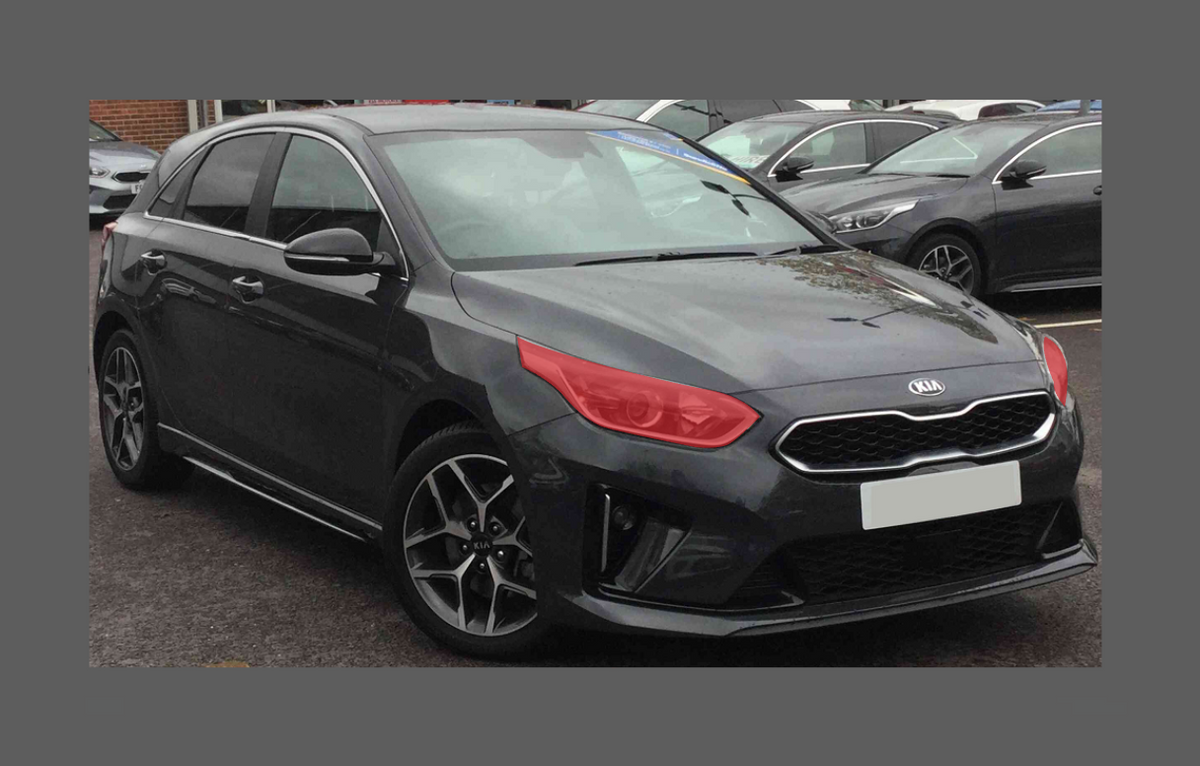Kia Ceed 2019-Present, Headlights CLEAR Stone Protection