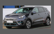 Kia Niro & E-Niro 2017-Present, Rear Door Lower Arches sections CLEAR Paint Protection