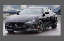 Maserati Ghibli (M157) 2013-, Rear Bumper Upper CLEAR Paint Protection